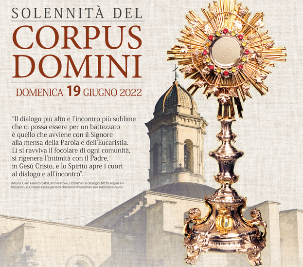 Solennità del Corpus Domini e processione eucaristica Arcidiocesi di Sassari Sito ufficiale