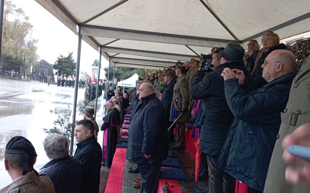 L’arcivescovo Gian Franco alla cerimonia per il 109° anniversario della costituzione della Brigata Sassari