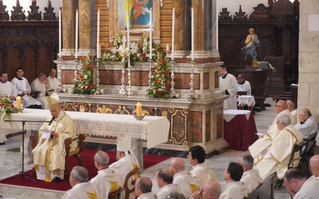 L’arcidiocesi riunita per la&nbsp;Messa&nbsp;Crismale