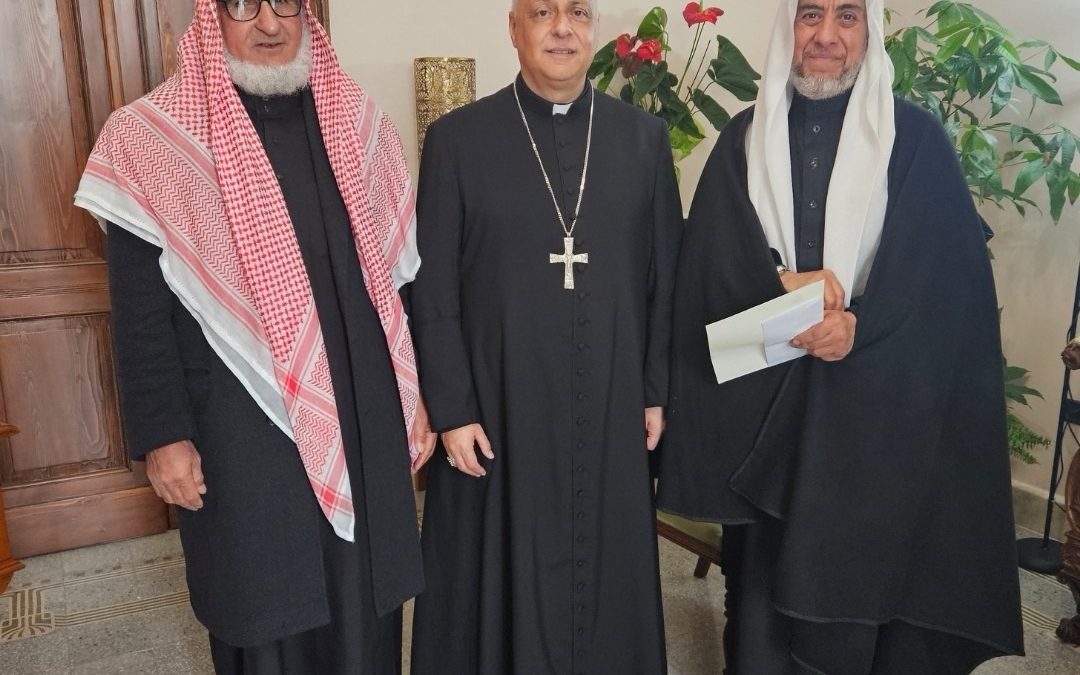 L’arcivescovo Gian Franco Saba incontra l’imam&nbsp;AbdellaouiSalaheddine&nbsp;in occasione dell’inizio del mese di Ramadan