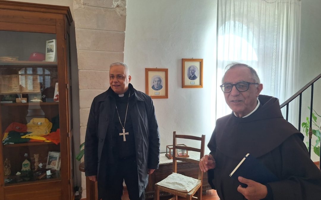 Visita pastorale: il vescovo Gian Franco Saba fa visita alla Comunità terapeutica di “S’Apru” a Siligo