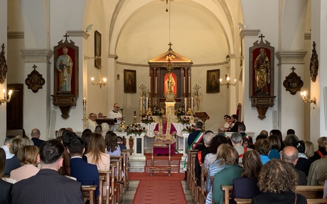 Visita pastorale: il vescovo Gian Franco Saba accolto a Siligo