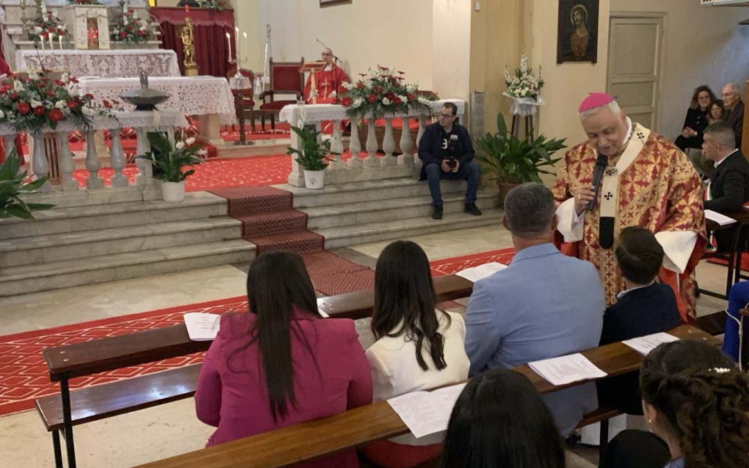 Visita pastorale: l’arcivescovo Gian Franco Saba accolto a Banari