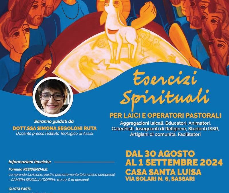 Esercizi spirituali per laici e operatori pastorali 2024