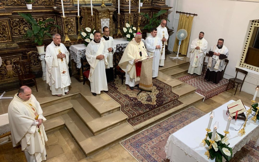 Chiesa delle Monache Cappuccine: Santa Messa presieduta dall’arcivescovo Gian Franco in occasione della solennità di Santa Chiara