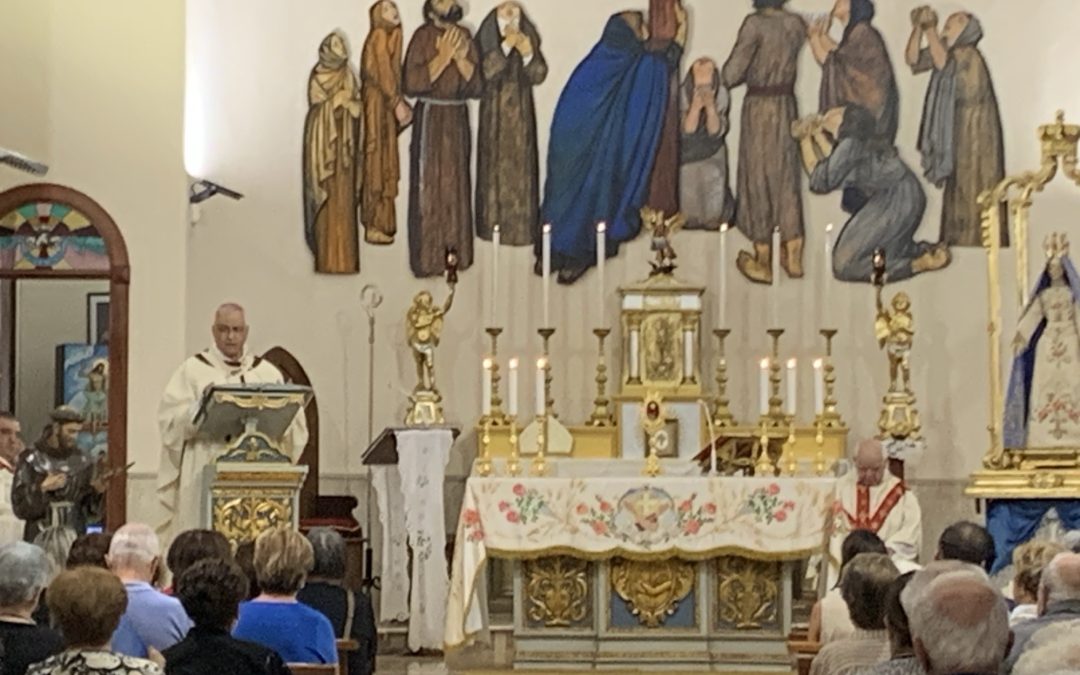 Ittiri, parrocchia di San Francesco d’Assisi: Celebrazione eucaristica nella ricorrenza dell’Ottavo Centenario delle Stimmate di San Francesco d’Assisi