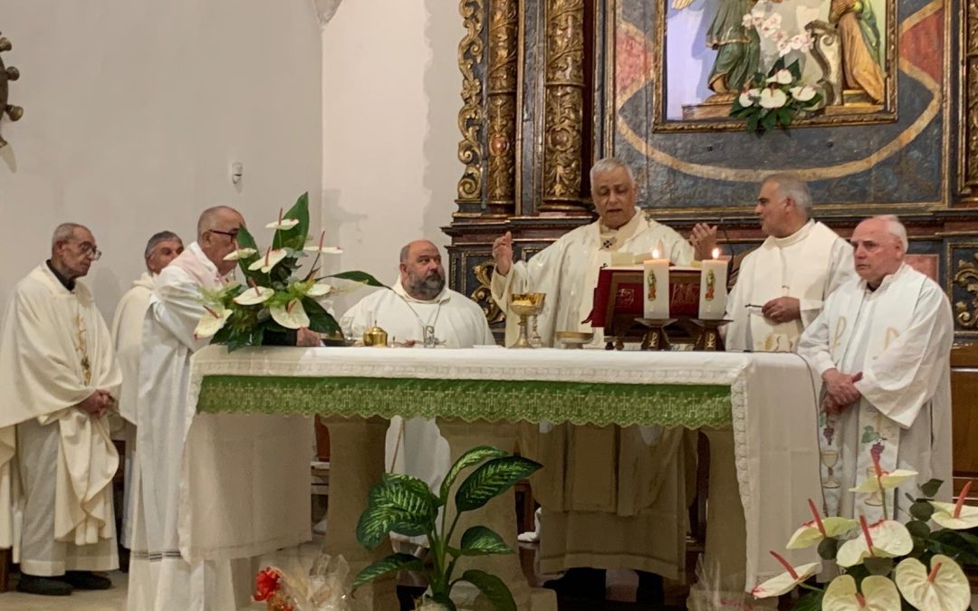 Celebrazione eucaristica in occasione della conclusione del mandato pastorale del parroco don Salvatore Delogu