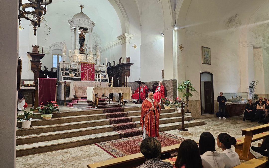 Osilo, Parrocchia Immacolata Concezione: Celebrazione eucaristica con  amministrazione del sacramento  della Confermazione