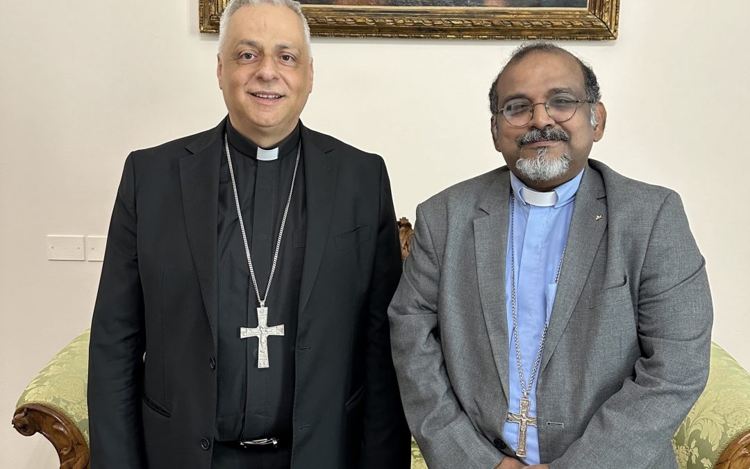 L’arcivescovo Gian Franco  incontra Sua Ecc.za Mons. Rayarala Vijayakumar