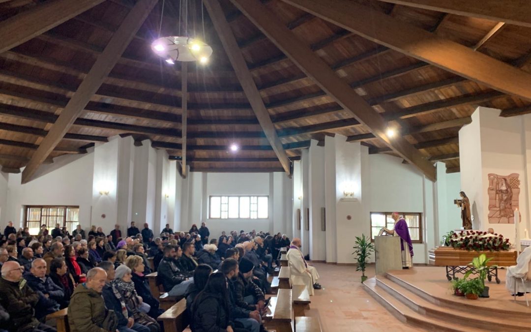 Messa esequiale per signora   Pietruccia Paba, madre del sacerdote don Pietro Faedda