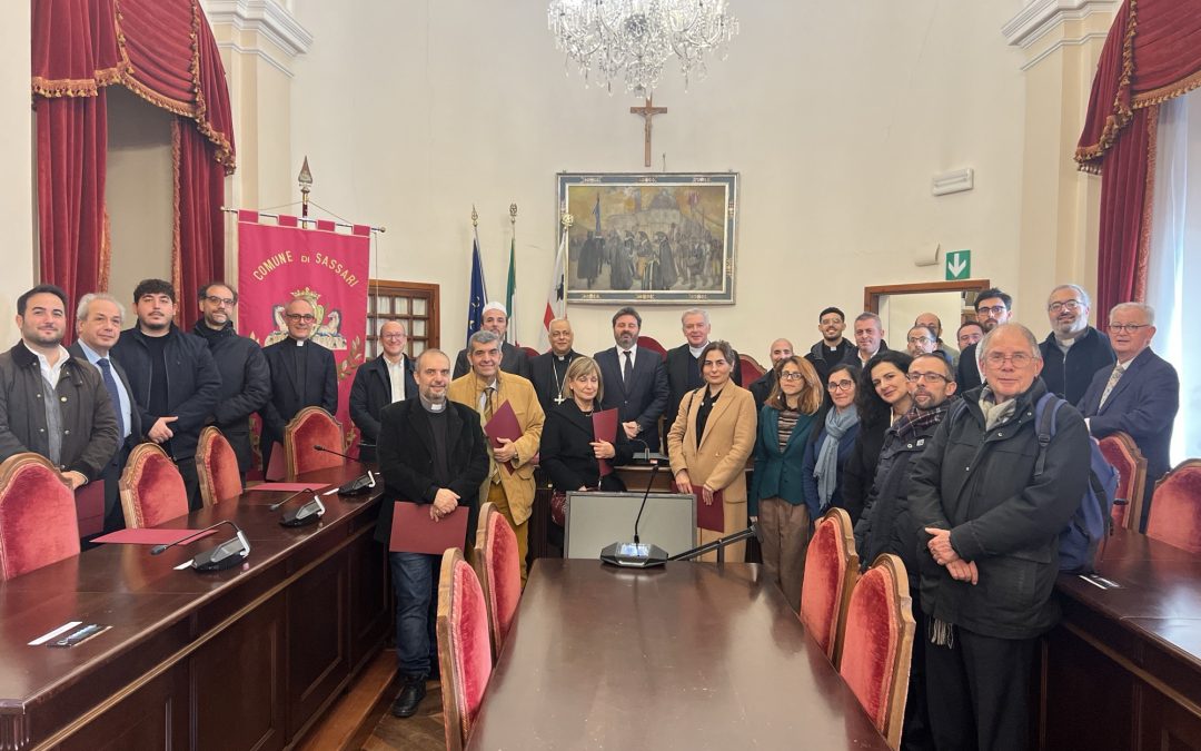 Dialogo e Alterità: il Sindaco Mascia accoglie a Palazzo Ducale una piccola rappresentanza del 1° Simposio
