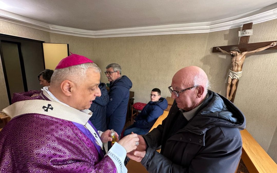 Incontro con le suore, gli ospiti e il personale della Casa delle Suore di Gesù Crocifisso “Cenacolo di Maria”