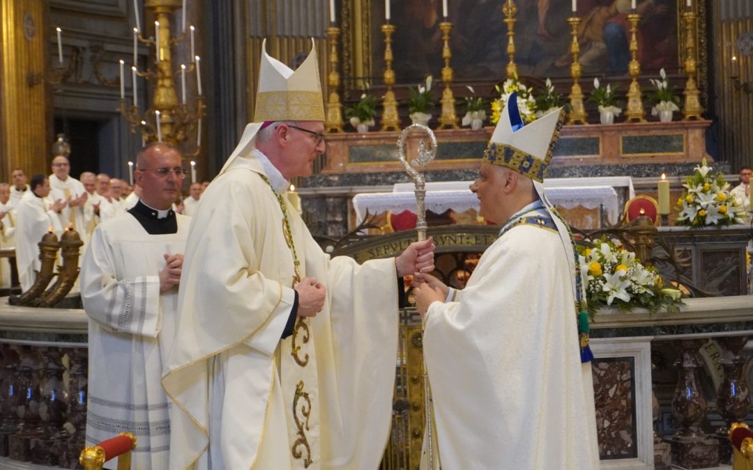 Roma: la delegazione dell’Arcidiocesi di Sassari alla celebrazione per l’inizio del del ministero episcopale di Mons. Gian Franco Saba nell’ordinariato militare d’Italia