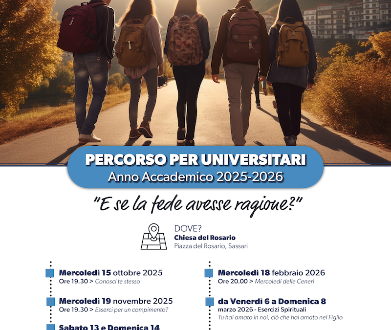Percorso per universitari: Anno Accademico 2025-2026