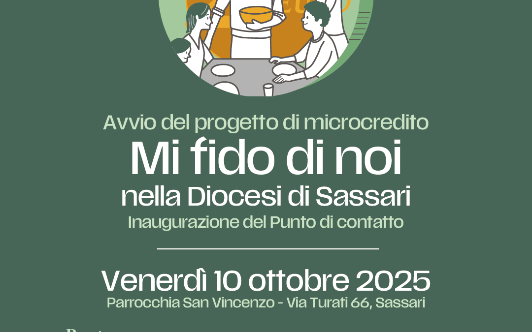 A Sassari il 10 ottobre l’inaugurazione del progetto “Mi fido di noi”