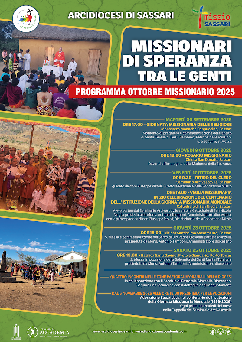 Missionari di speranza tra le genti – programma ottobre missionario 2025