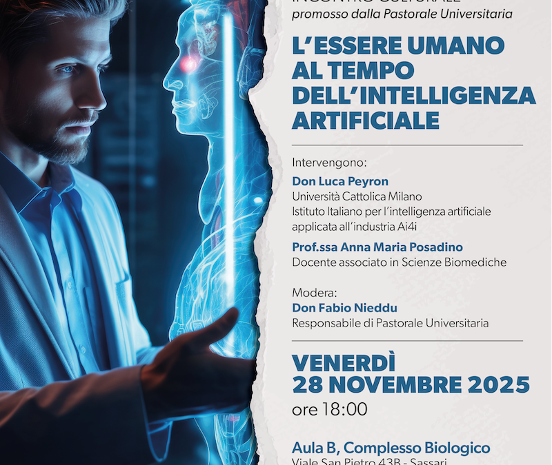 Incontro culturale “L’essere umano al tempo dell’intelligenza artificiale”