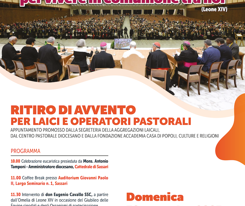 Ritiro di avvento per laici e operatori pastorali