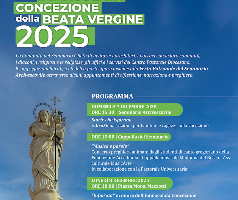 Solennità dell’Immacolata Concezione della Beata Vergine