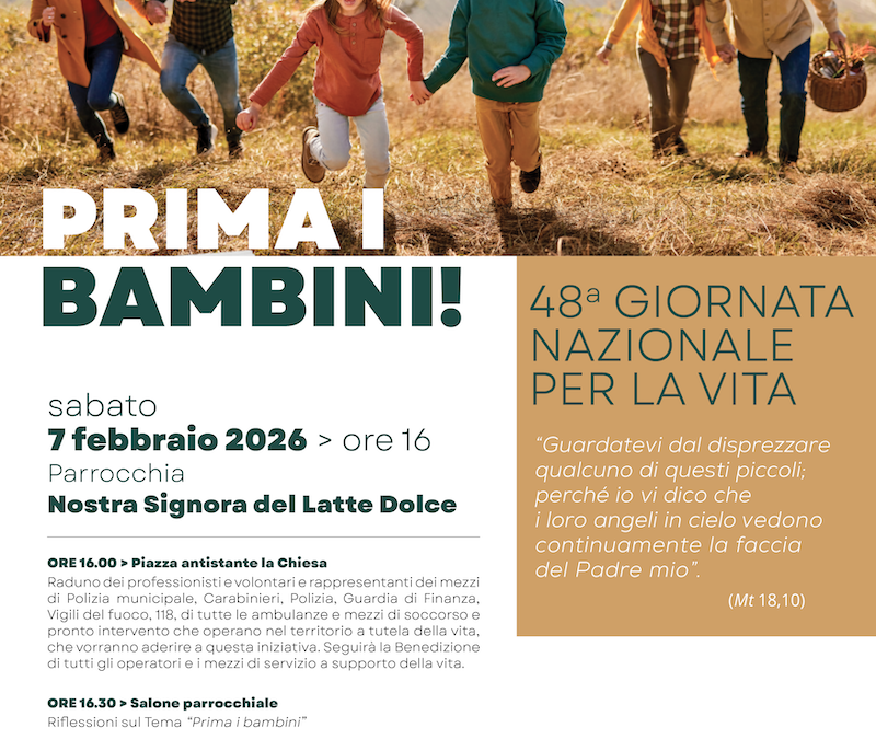 48esima giornata nazionale per la vita