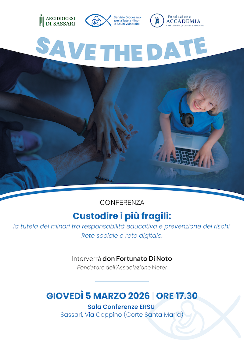 Save the date. Conferenza “Custodire i più fragili”