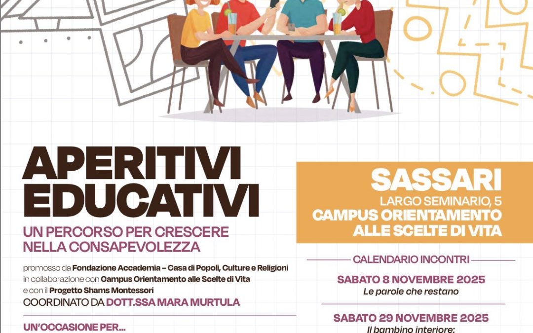 APERITIVI EDUCATIVI – UN PERCORSO PER CRESCERE NELLA CONSAPEVOLEZZA