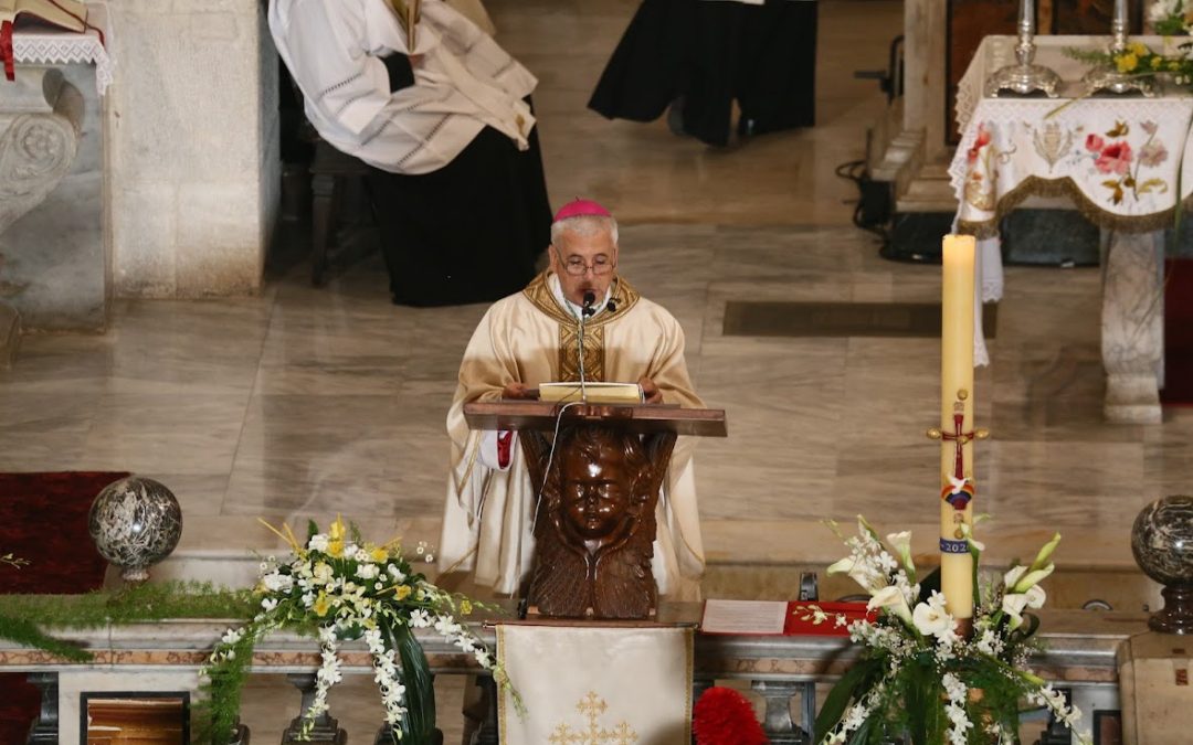 Concelebrazione eucaristica e Presa di possesso canonico della diocesi dell’Arcivescovo Mons. Francesco Antonio Soddu