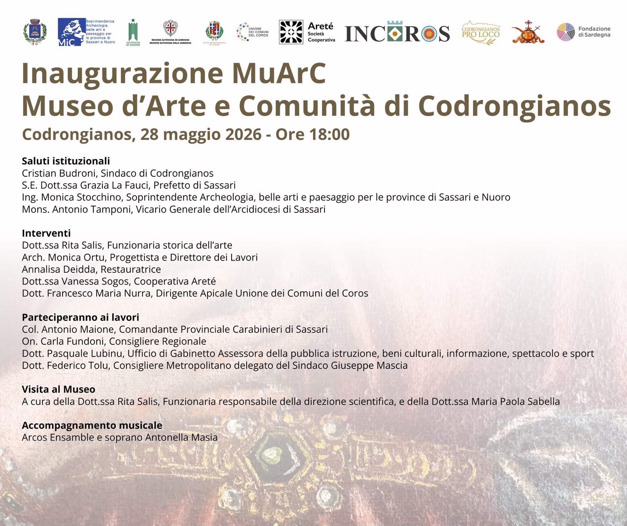 Un nuovo capitolo culturale per la Sardegna: inaugura il MuArC a Codrongianos