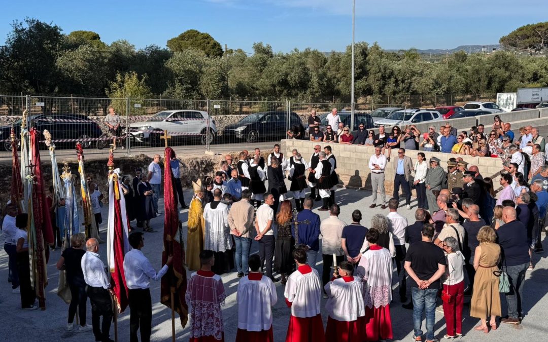 Una prima pietra per il futuro: a Bancali nasce il nuovo polo sportivo parrocchiale intitolato a Patrizia Incollu