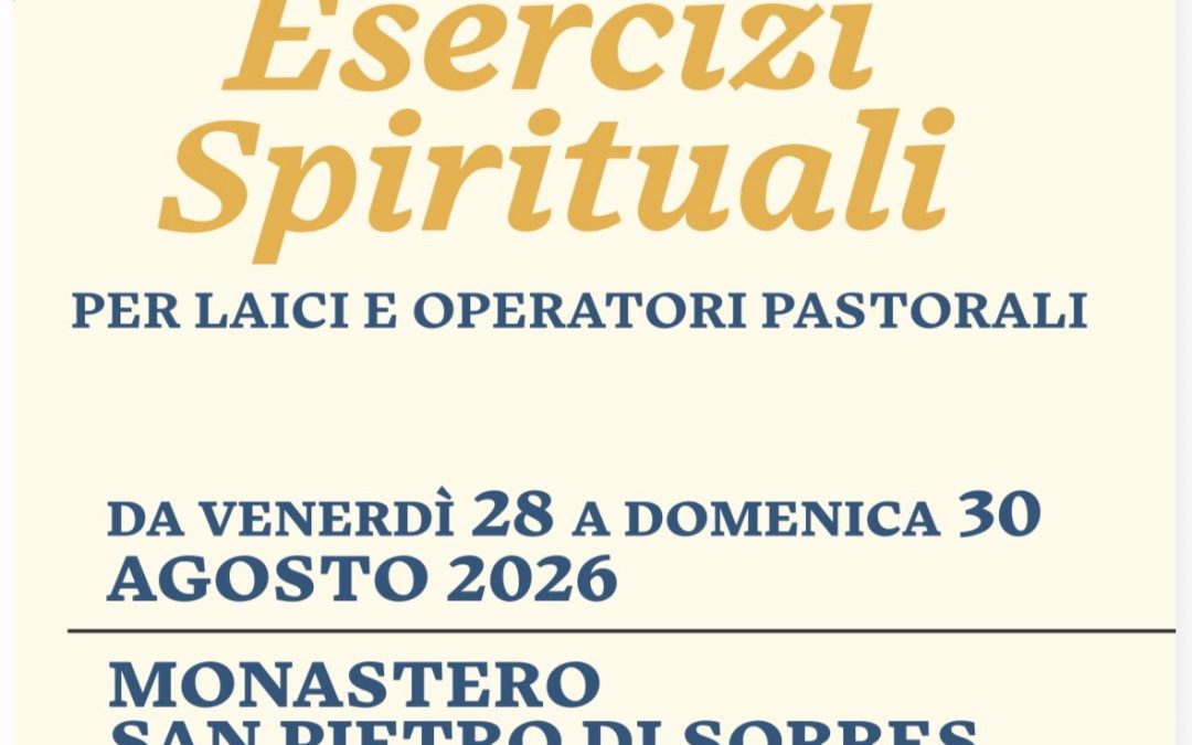 Brochure esercizi spirituali per laici e operatori spirituali